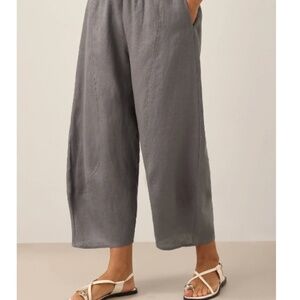 Medium Lintico  RORY Cropped pants Gray
